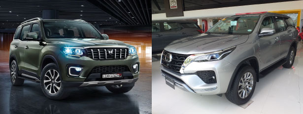 Comparing The Mahindra Scorpio-N And The Toyota Fortuner Comparing The Mahindra Scorpio-N And The Toyota Fortuner