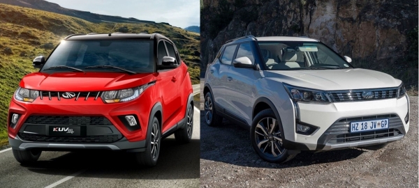 Mahindra KUV100 and XUV300 width=